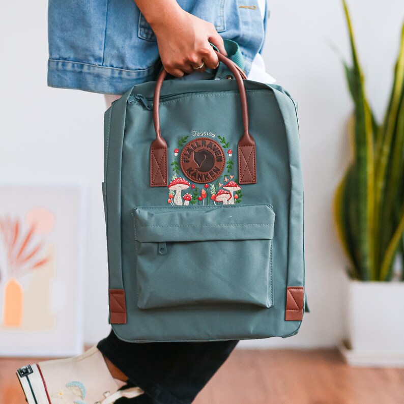 embroidered backpack for women