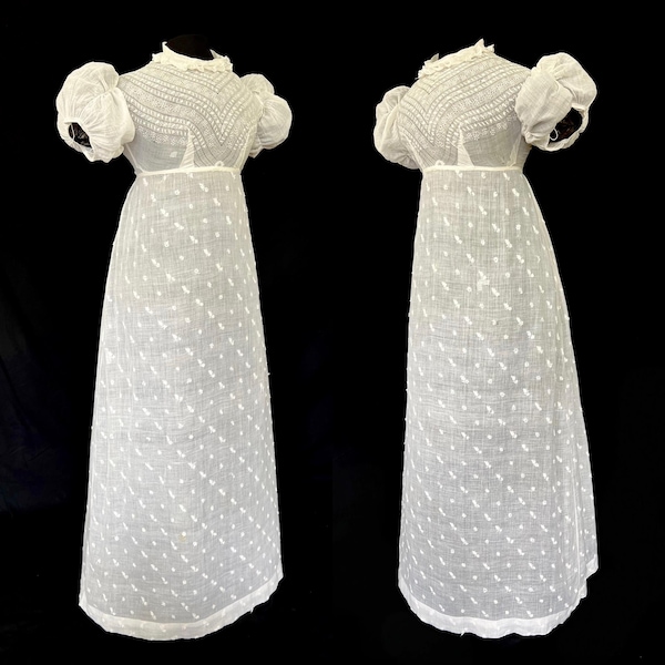 Antique Regency Dress 1815