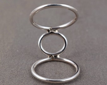 Handmade German Silver Ring, Trigger Finger Splint Rings, Ring for Women, 18k Gold Fill Ring, German Silver Ring, Mothers Day Gifts Jewelry,