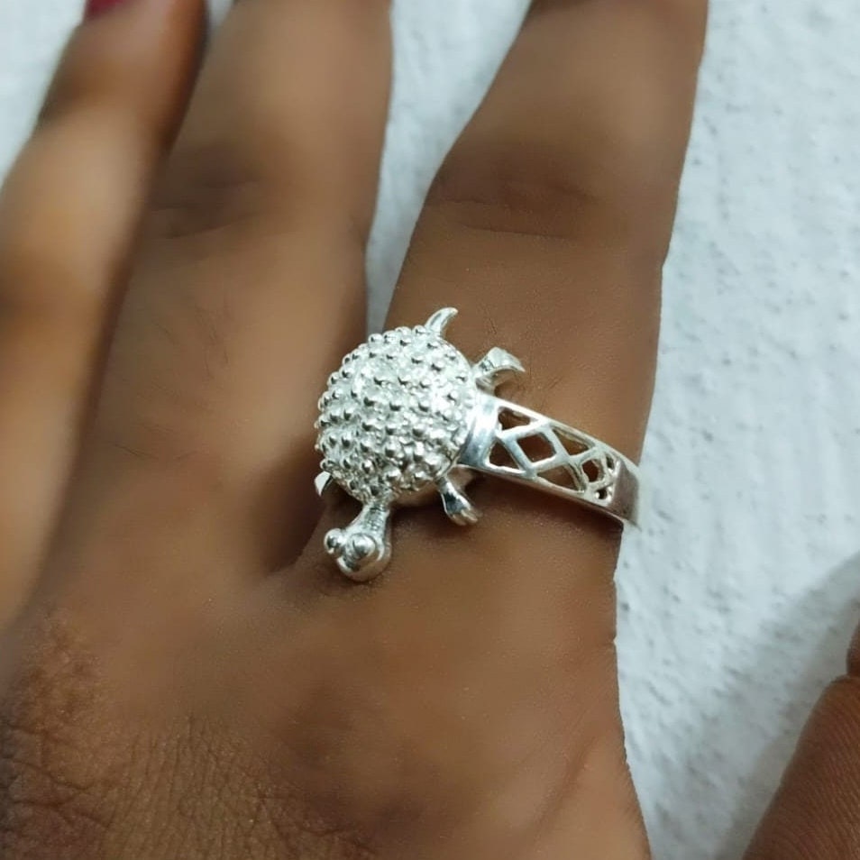 Meru Ring forMen & Women Gold Set of 2 Combo Adjustable Kachua Anguthi Good  Luck Tortoise Meru Ring Combo for Men and Women | Nabagraha Tortoise  Adjustable Finger Ring | Meru Ring