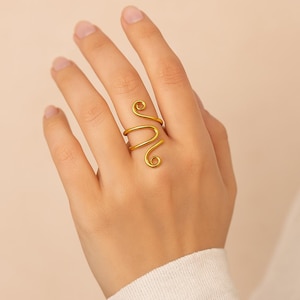 Trigger Finger Ring, Arthritis Ring, EDS Finger Splint Ring, Mallet Finger Ring, Adjustable Ring, Personalized Gift, Handmade Ring