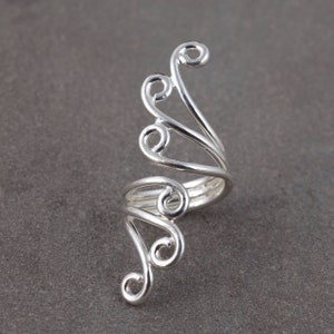 Triggervingerringen, 925 sterling zilver. afbeelding 1