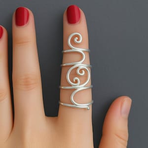 Trigger Finger Rings, 18k Gold Fill, Silver Ring, Handmade Geometric Ring, EDS Finger Rings, Mallet Finger Rings, gift.