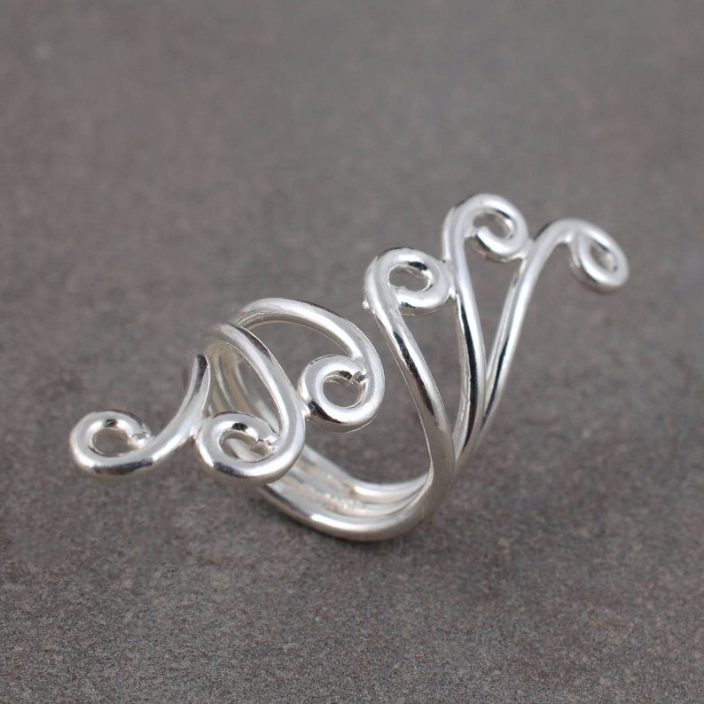 Triggervingerringen, 925 sterling zilver. afbeelding 4