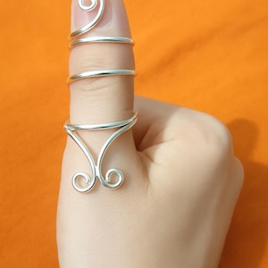 Brass Arthritis Relief Ring: Adjustable Boho Splint Ring