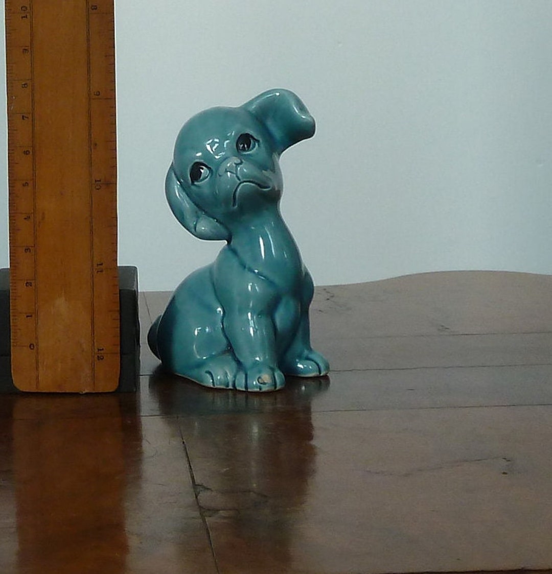 Turquoise Blue Tiny Cute Puppy - Etsy