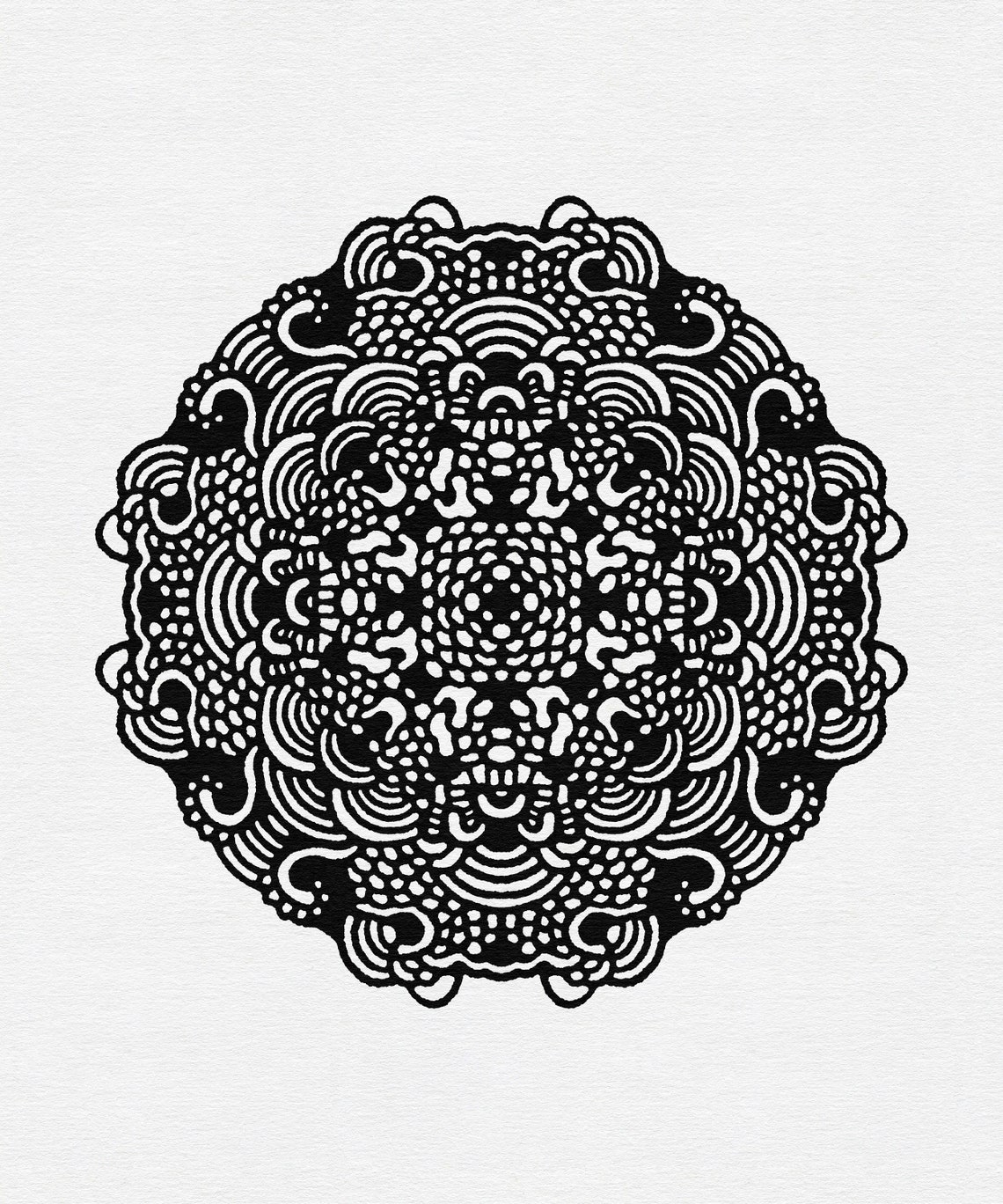 Abstract Printable Coloring Pages Set of 3 Hand Drawn - Etsy