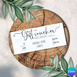 Certificado de vale de regalo, agregue su logotipo, plantilla de certificado de regalo, vale de cumpleaños personalizado, plantilla de cupón de regalo, vale de regalo, PGC-11