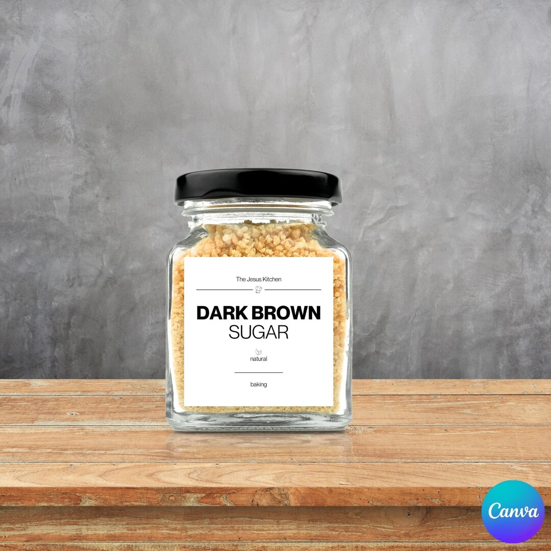 Editable Pantry Labels Template Minimalist Pantry Labels Etsy