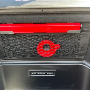 Cargo net for a Porsche 981 / 718 Boxster … front boot frunk front stowage compartment