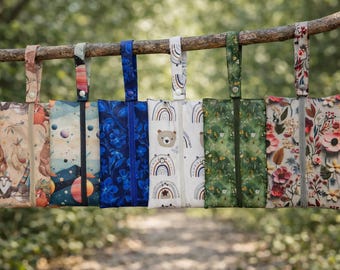 Mini Wetbag /Feuchttücher/Nasstasche/ Kita-Tasche/ Windeltasche/Schwimmbeutel /wasserabweisend