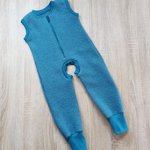 Weaning Romper/ Wool/ Size 62/ Diaper-Free/ Overall/ Pajamas