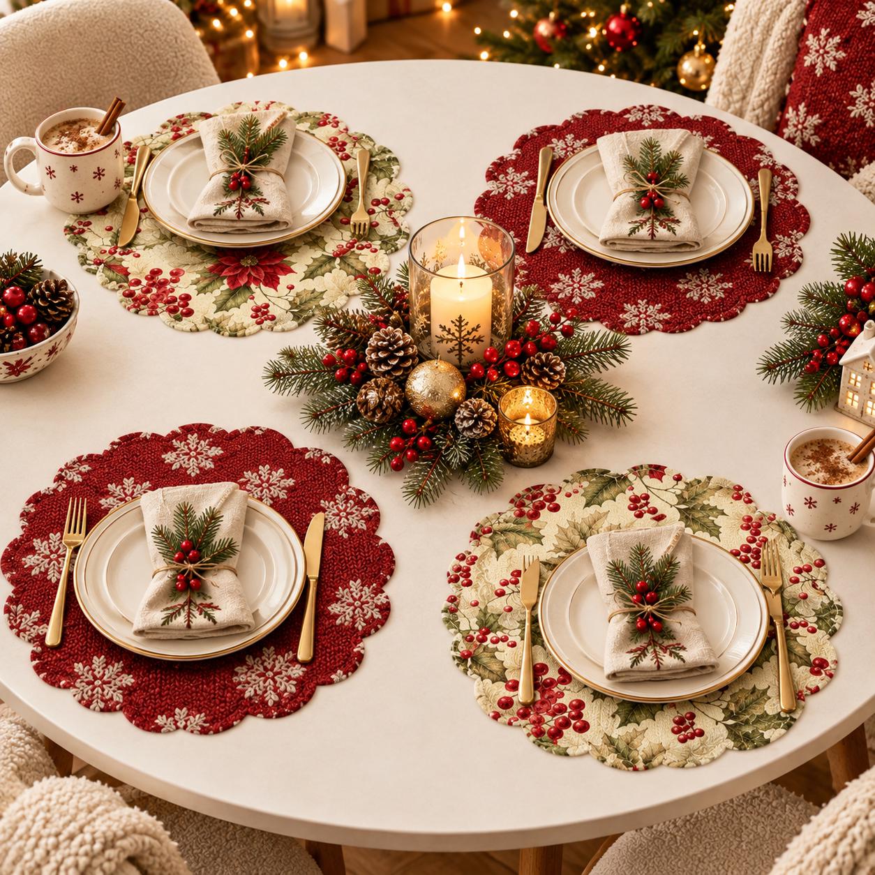 Weihnachts tischset