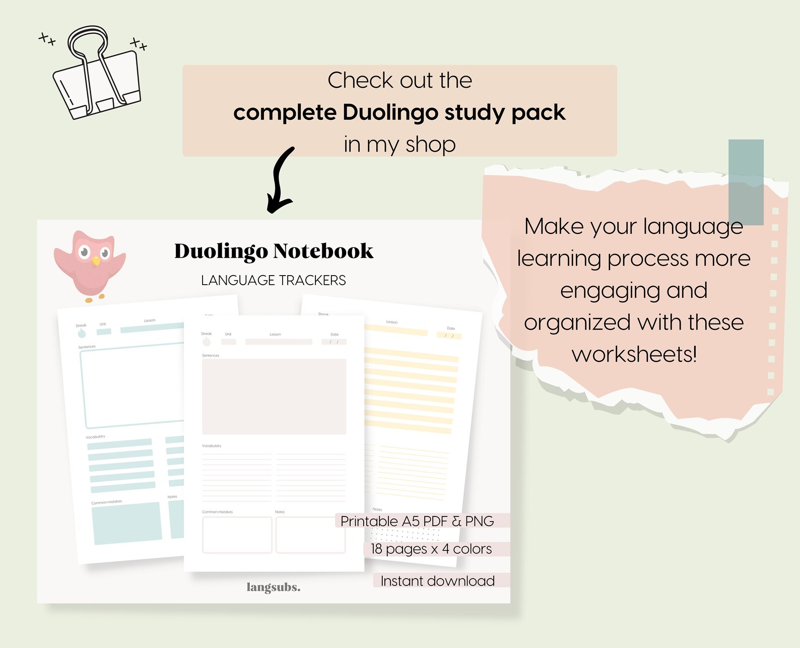 Duolingo Lesson Worksheets Printable PDF Etsy Australia Duolingo Lesson Worksheets Printable PDF Etsy Australia