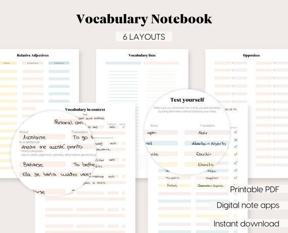 vocabulary-notebook-language-learning-printables-pdf-etsy