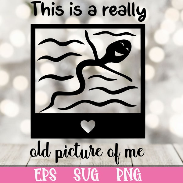 SVG Sperm Bundle This is a Really Old Picture of ME  Palaroid Photo Frame Cut files Cricut / Digital Download / Commercial Use included