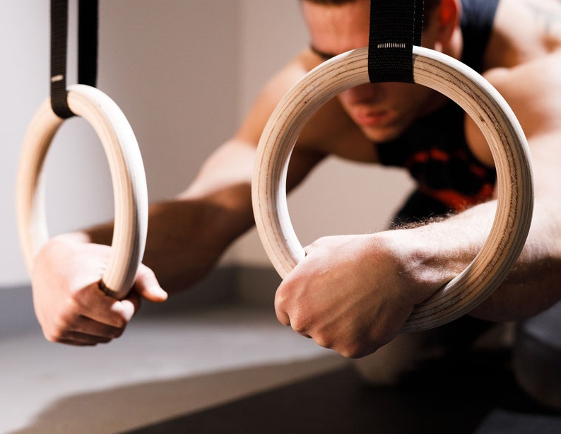 False grip on gymnastic rings
