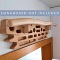 Removable Pull Up Bar for Hangboard – Solid Beech Wood | Climbing Training Bar for Gripnatic FingerPeg 1.0 | Wooden Hangboard Accessory product logo