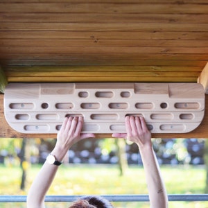 Hangboard Fingerboard 2.0, Kletterbrett für Fortgeschrittene bis Profi-Kletterbrett, Brett für Fingerstärke, Hangboard GRIPNATIC