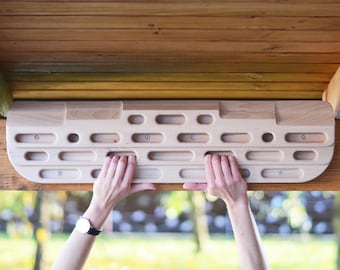 Hangboard FingerBoard 2.0, Intermediate to Advanced Climbing Board, Board for Finger Strength, Hangboard GRIPNATIC