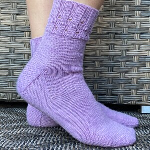 Wool Socks/Women&#39;s/Handmade Socks/ Hand Knitted Socks