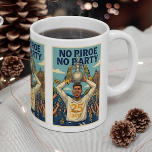 No Party Coffee Mug -  Gift for Dad, Leeds United Fans and JP Enthusiasts