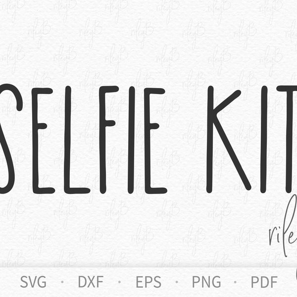 Selfie Kit SVG - Makeup Bag SVG - Cosmetic Bag svg - Selfie Kit png pdf - Funny Makeup Bag Phrase - Cute Cosmetic Bag svg - Gift for Girl