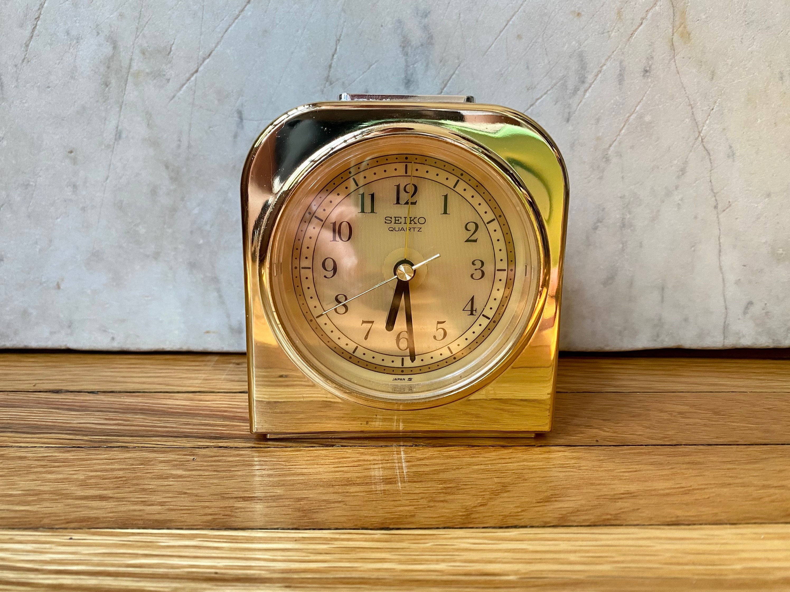 Vintage Seiko Quartz Japan Alarm Clock - Etsy