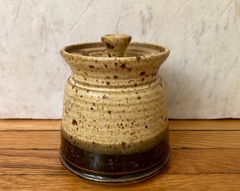 Vintage Studio Pottery Honey Pot Jar