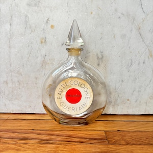 Vintage Guerlain Shalimar Eau De Cologne Perfume Bottle