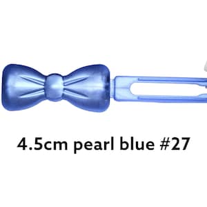 Hair Clip for dogs 27 Pearl Blue 4.5cms image 1