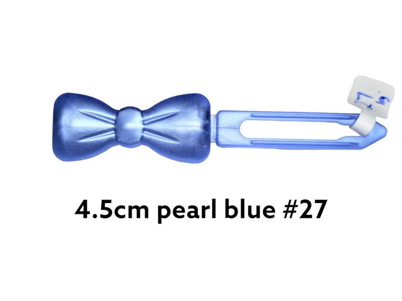 Hair Clip for dogs 27 Pearl Blue 4.5cms image 1