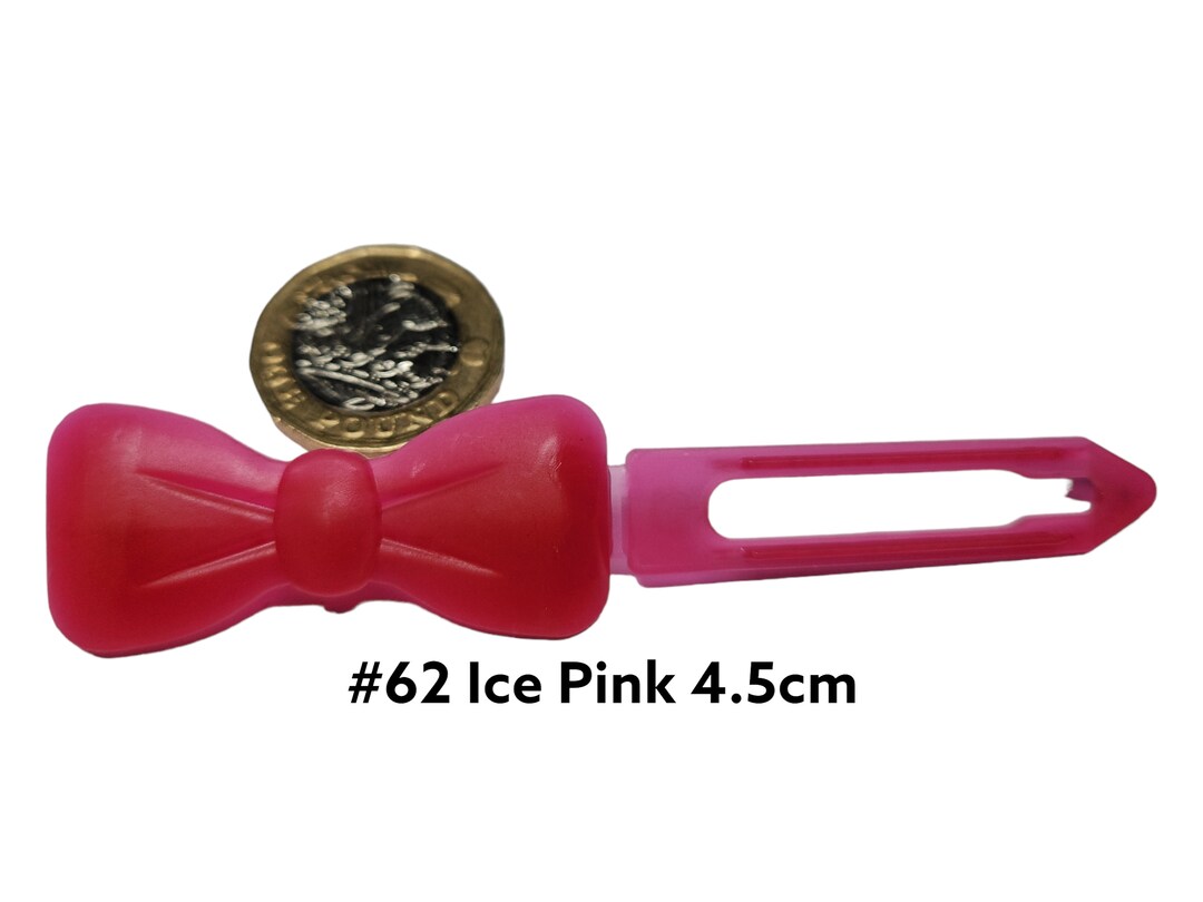 Dog Hair Clip 62 Ice Pink 4.5cms Etsy