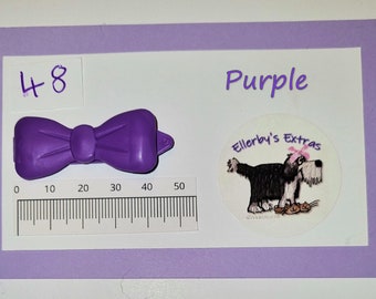 Barrette pour chien n° 48 violet