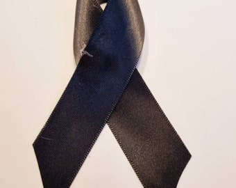 Mourning ribbon for collars, leads etc
