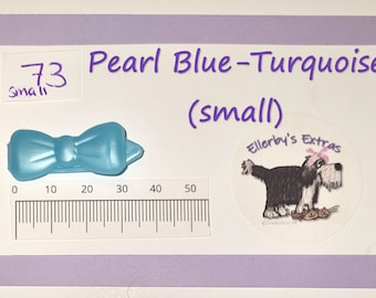 Hair Clip for Dogs- #73 Small Pearl Blue/turquoise