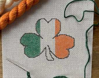 Shamrock Needlepoint Canvas