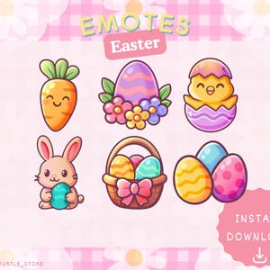 Easter Emotes - Twitch - Discord - Youtube - Kick