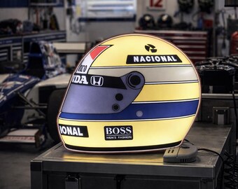 アイルトン・セナ レプリカ F1 ヘルメット - Etsy 日本
