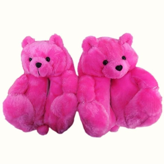 dark pink teddy bear