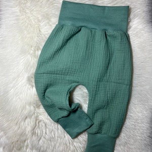 muslin pants / pump pants / muslin / pants / baby pants / children's pants / summer pants / handmade / boy / girl / harem pants /