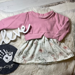 Dress / tunic / girly sweater / dress / sweater / sweater / sweatshirt / girl dress / baby / handmade /