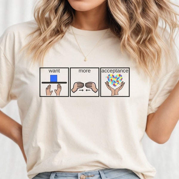 Gift for Special Ed Teacher Pecs Autism Acceptance Tee Autism Support Autism Shirts Awareness TShirt Autism Month Autism RBT Group Shirts