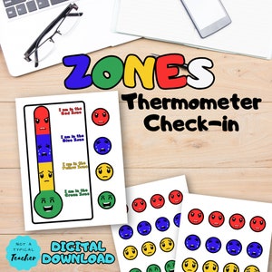 Zonas de autorregulación Descarga digital Herramienta de rincón calmante Estrategias de afrontamiento para maestros de autismo para consejero escolar, maestro de educación especial