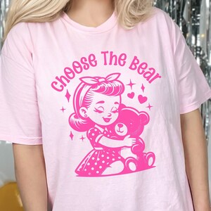 I Choose the Bear Femme Activist Gift Do Epic Shit Team Bear Shirt Feminist Tee, Trending Bear Shirt, Womens Rights Shirt, Retro Graphic Tee