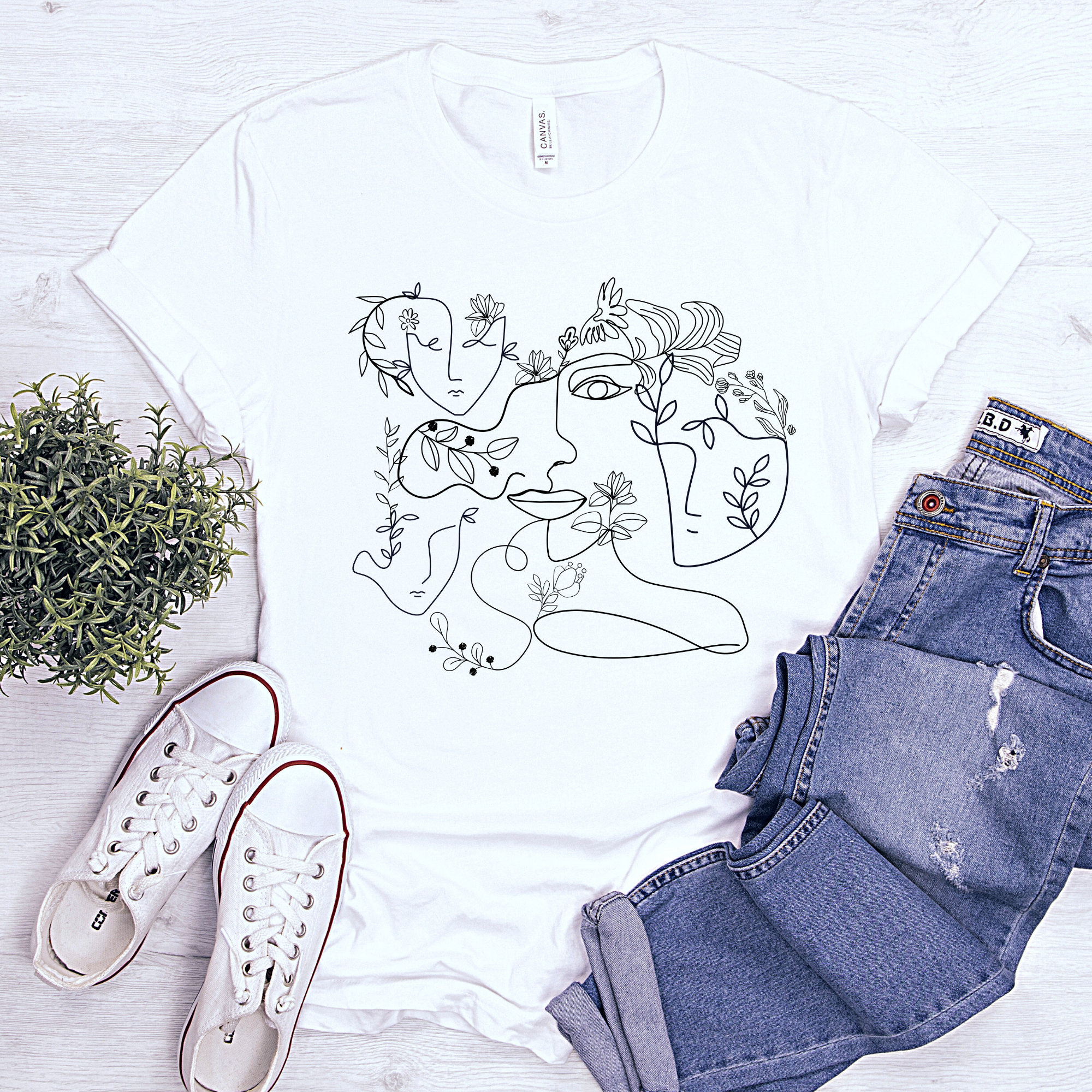 ★2025SS新作★DUNST★DRAWING BLOOM T-SHIRT Base X Outdoors Women's Sunflower Drawing T-Shirt – BASE X