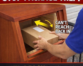Courier Drop Box Plans – DIY Package Delivery Box | Stop Package Theft