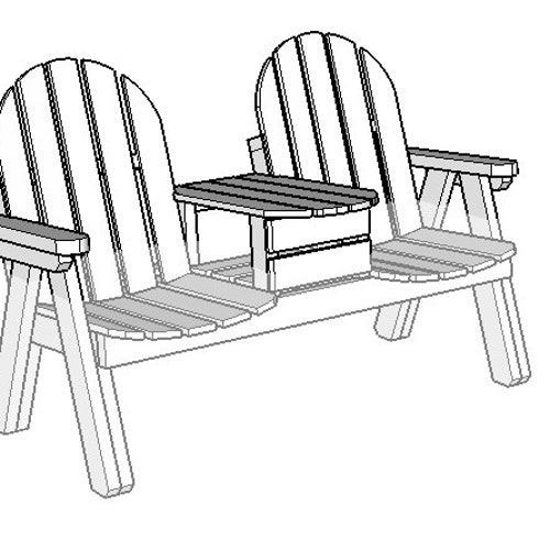 BOTANICA Garden Bench Park Bench Woodworking Furniture Plans Etsy