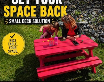Kids Picnic Table DIY Plans – Build a Backyard Table They'll Love
