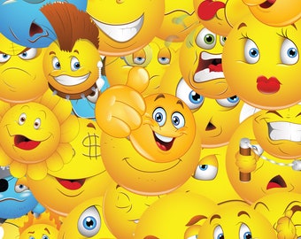 Emoji PNG Clipart: Expressive Faces for Digital Use